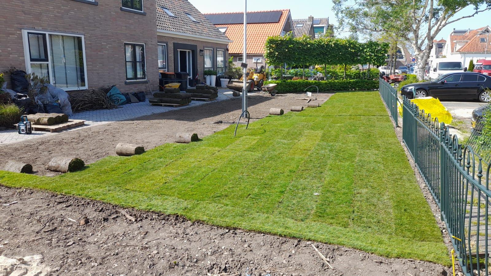 Graszoden aanleggen
